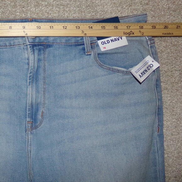 OLD NAVY HIGH RISE FLARE JEANS SZ 16 - Picture 2 of 4